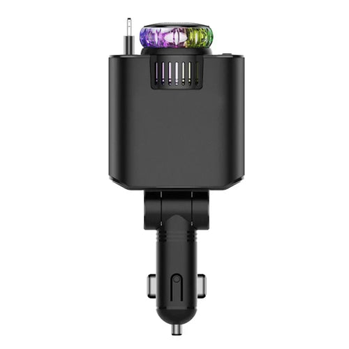 5-in-1 Starlight Car Charger Fast Charging USB Car Adapter with Ambient Light