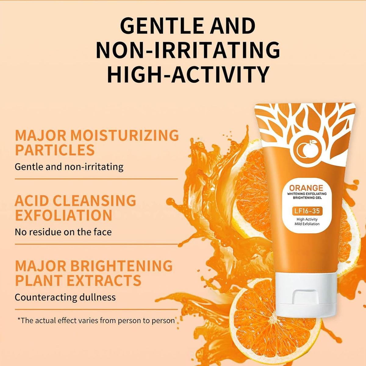 Orange Brightening Gel – Dull Skin & Dark Spots for Face and Body